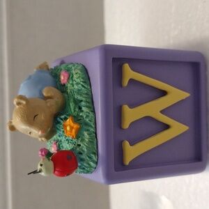 Vintage Alphabet Block W